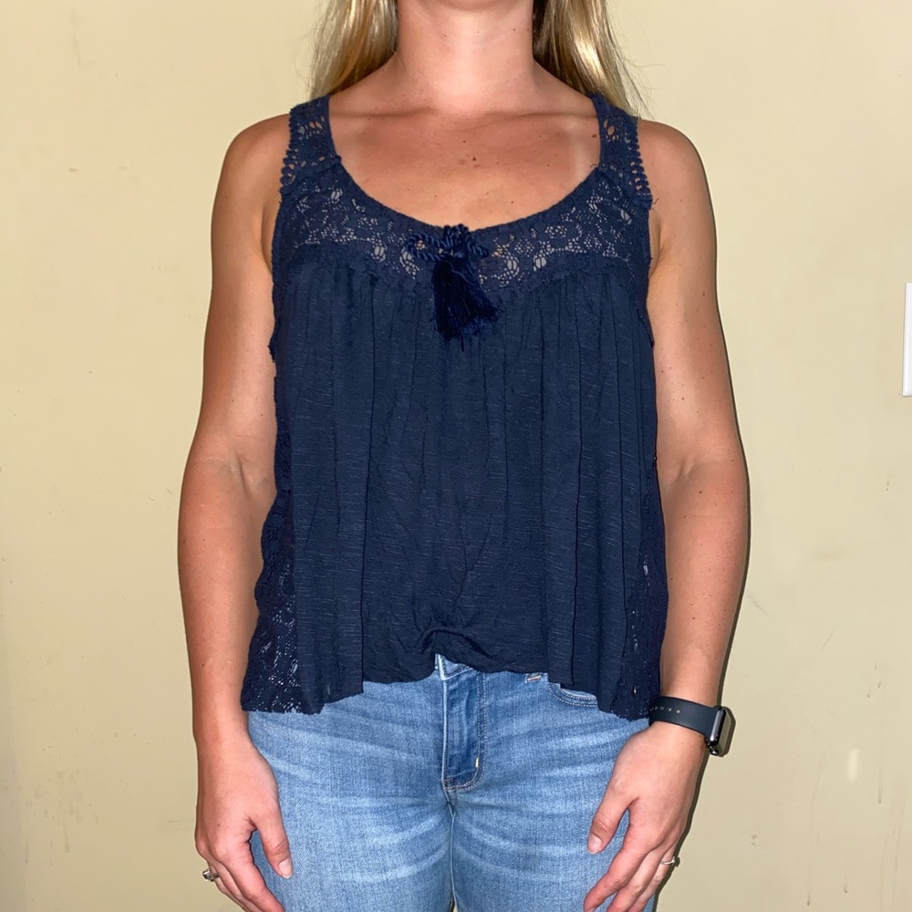 ABERCROMBIE & FITCH Tank - blue